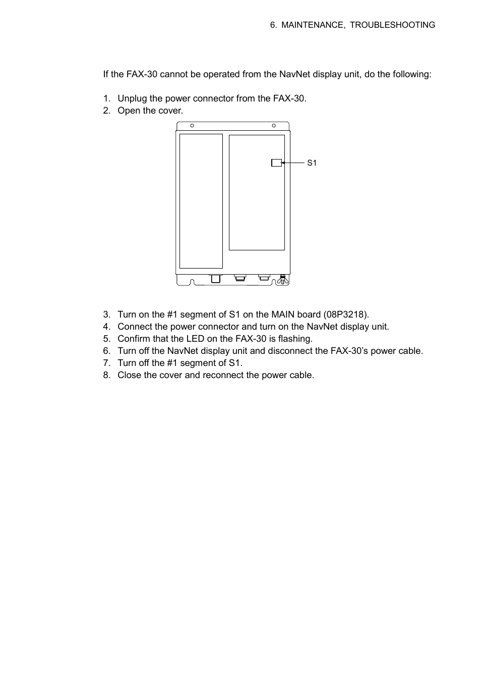 8 all clear (for technicians only) | Furuno FAX-30 User Manual | Page 79 / 115