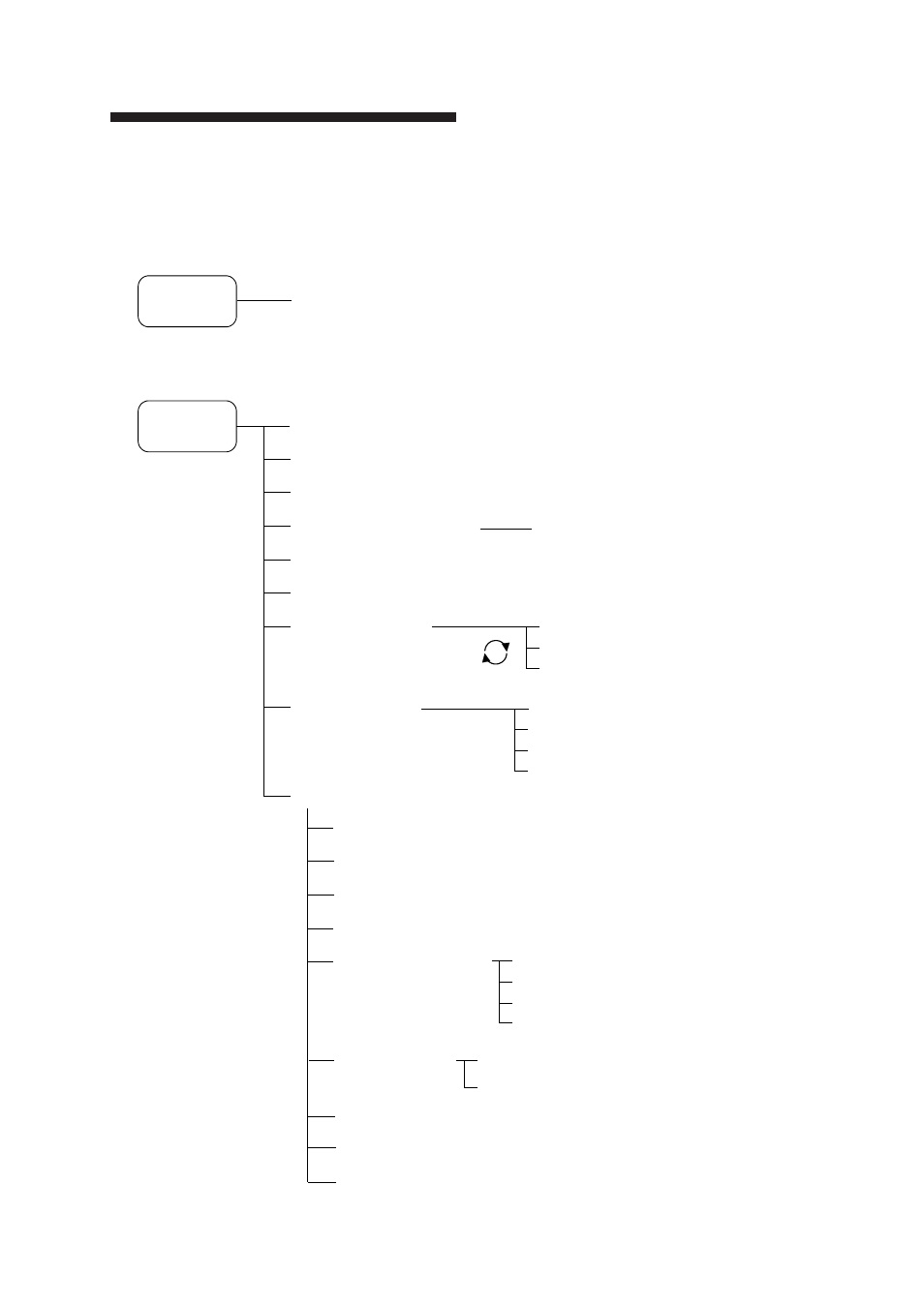 System overview, Menu tree | Furuno DD-80 User Manual | Page 9 / 119