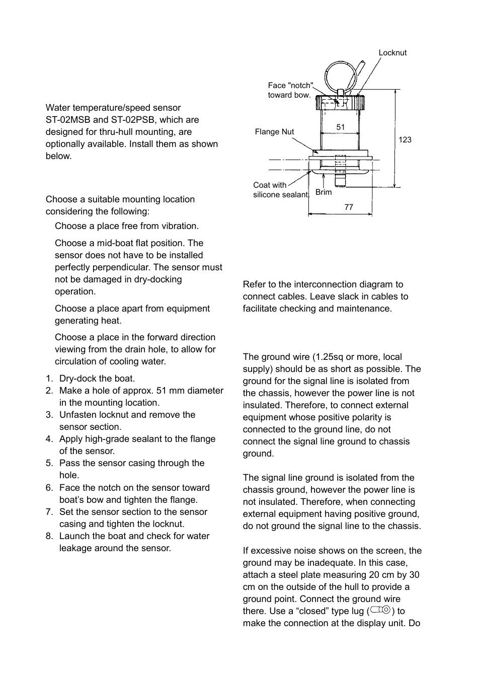 6 optional water temperature/speed sensor, 7 wiriing, 7 wiring | Furuno LS-6100 User Manual | Page 41 / 47