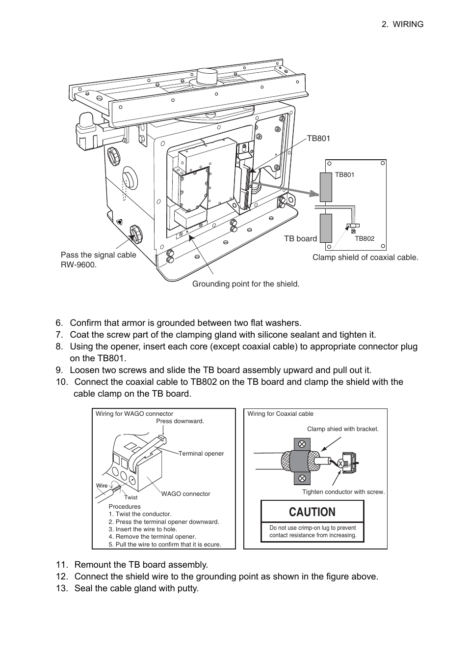 Caution | Furuno 2837S User Manual | Page 29 / 123