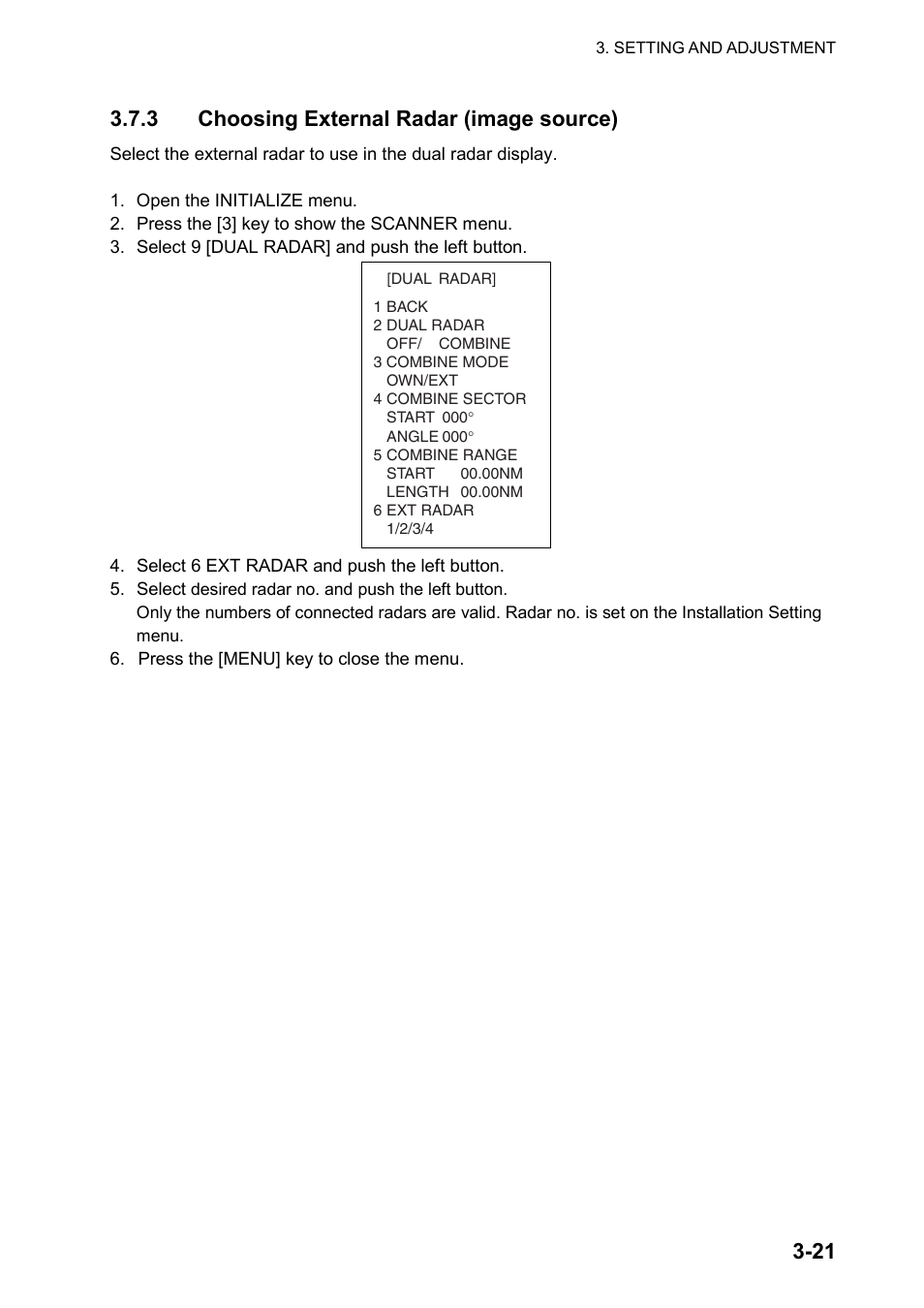 Furuno 2837S User Manual | Page 61 / 123