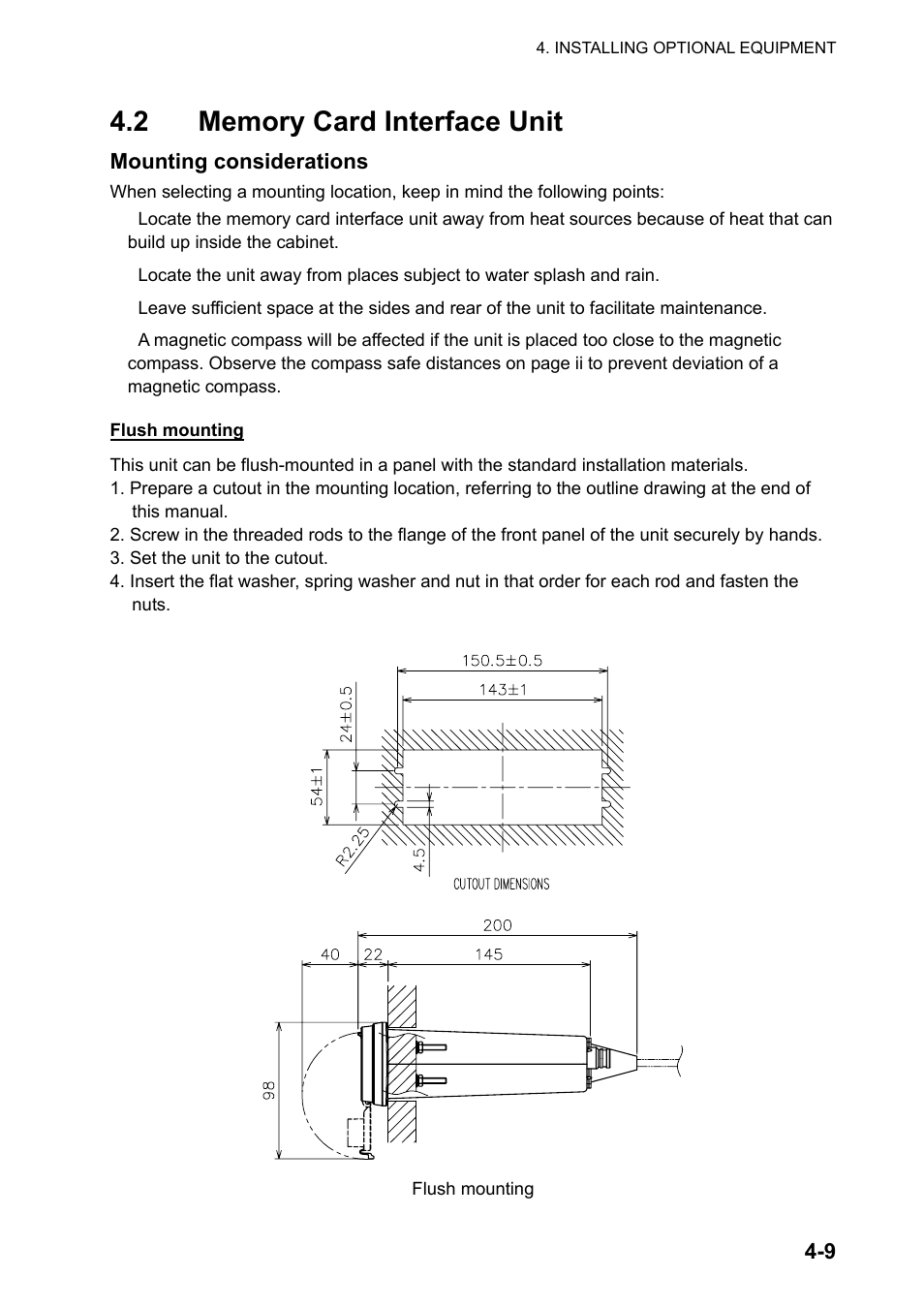 2 memory card interface unit | Furuno 2837S User Manual | Page 71 / 123