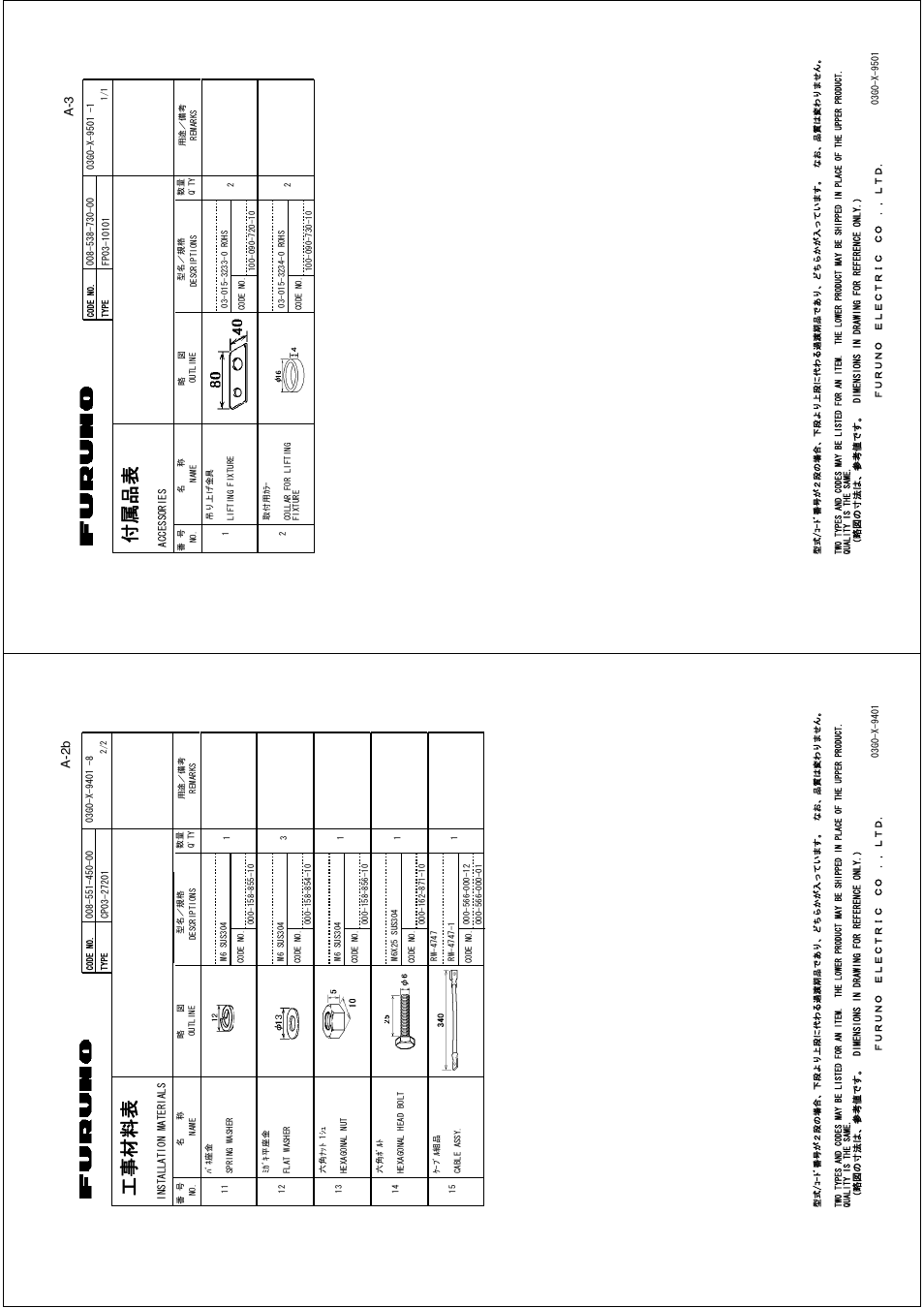 Ꮏ੐ ᧚ ᢱ, A-2b | Furuno 2837S User Manual | Page 86 / 123