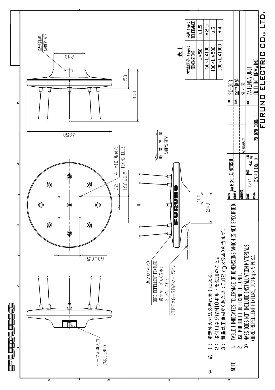 Furuno SC-60 User Manual | Page 100 / 106