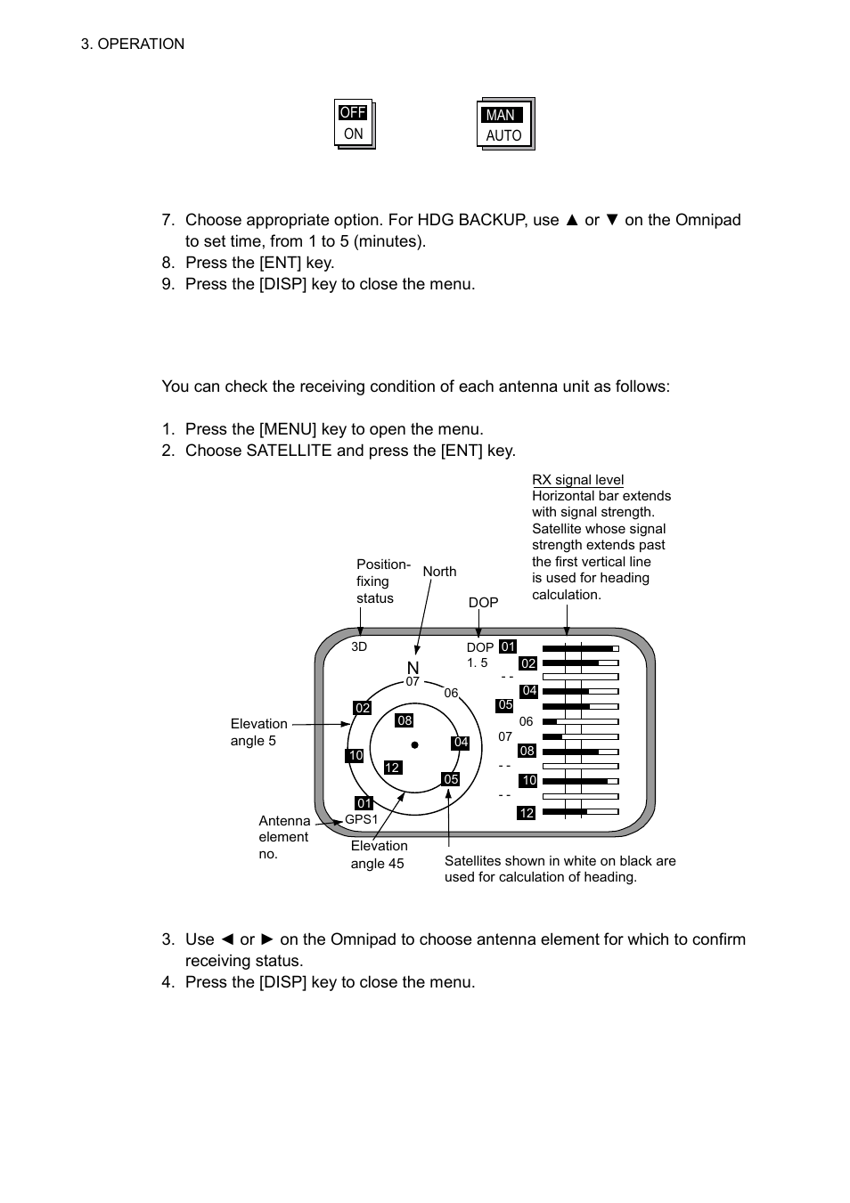 6 confirming satellite status | Furuno SC-60 User Manual | Page 44 / 106