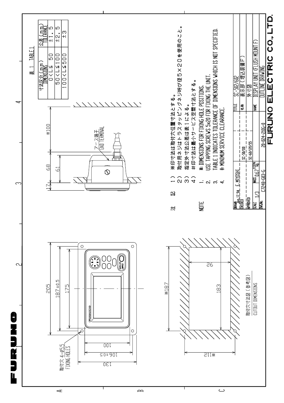 Furuno SC-60 User Manual | Page 98 / 106