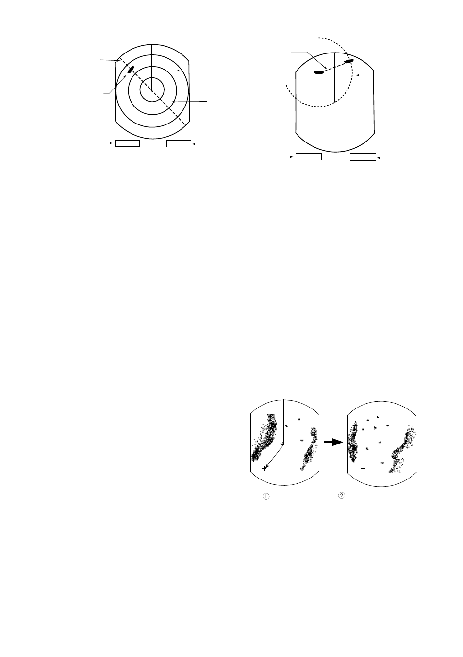 14 offcentering the picture, Measuring range and bearing between two targets, Cancelling offcentered picture | Furuno 1942 MARK-2 User Manual | Page 18 / 46