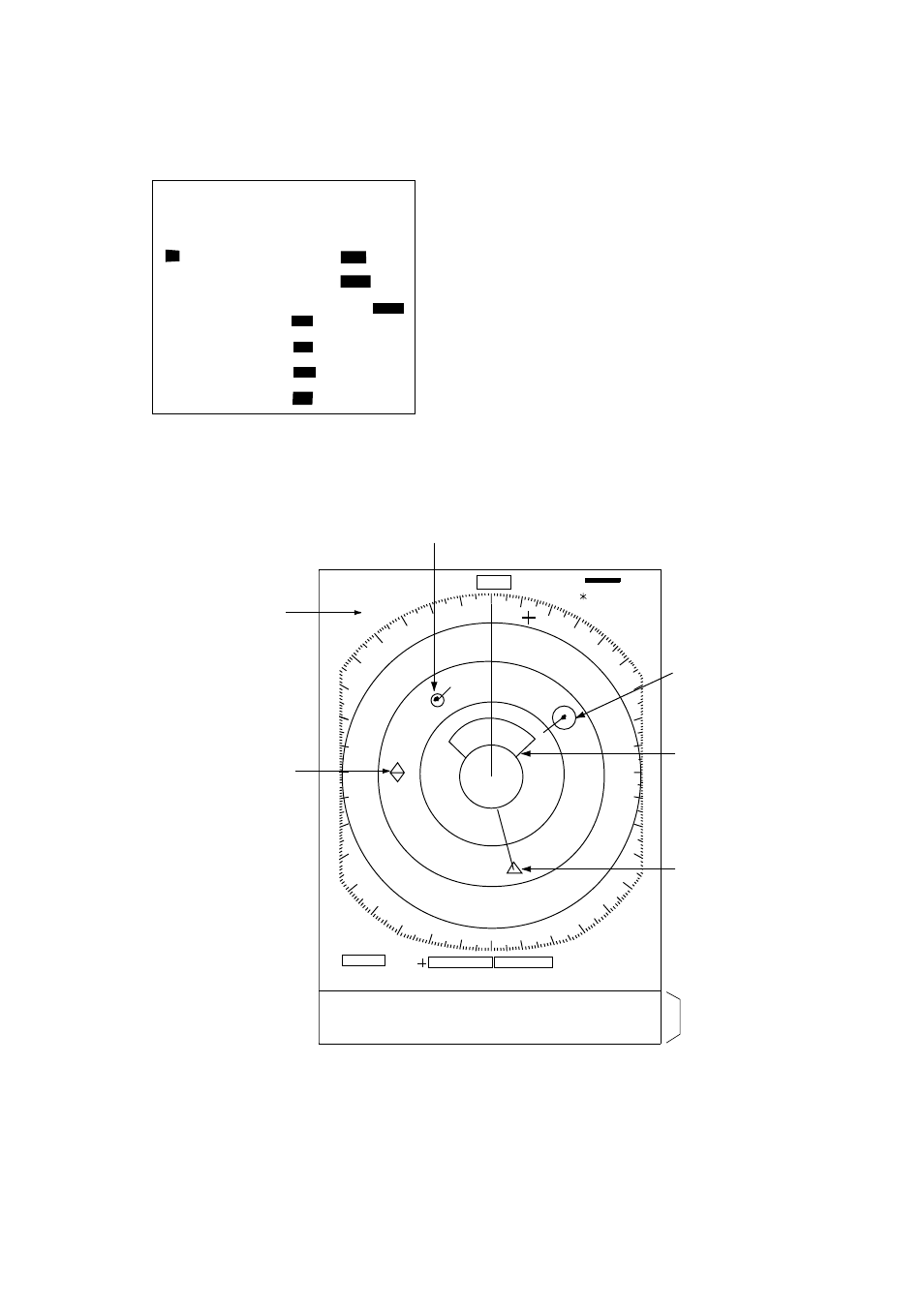 Deactivating the auto plotter, Figure 6-2 arpa display | Furuno 1942 MARK-2 User Manual | Page 36 / 46