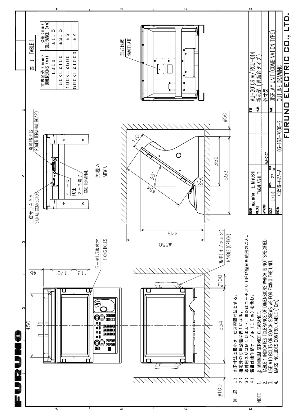 Furuno FAR2167DS-BB User Manual | Page 107 / 109