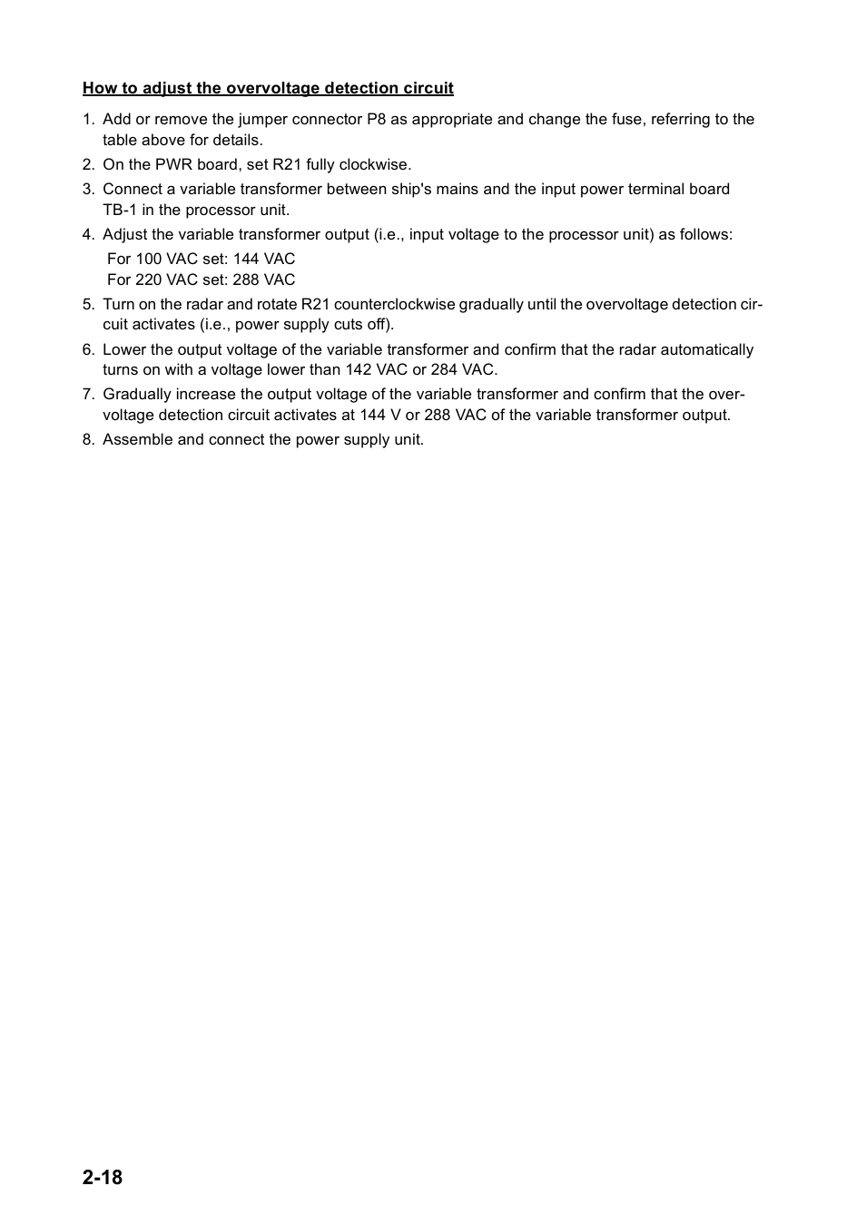 Furuno FAR2167DS-BB User Manual | Page 41 / 109