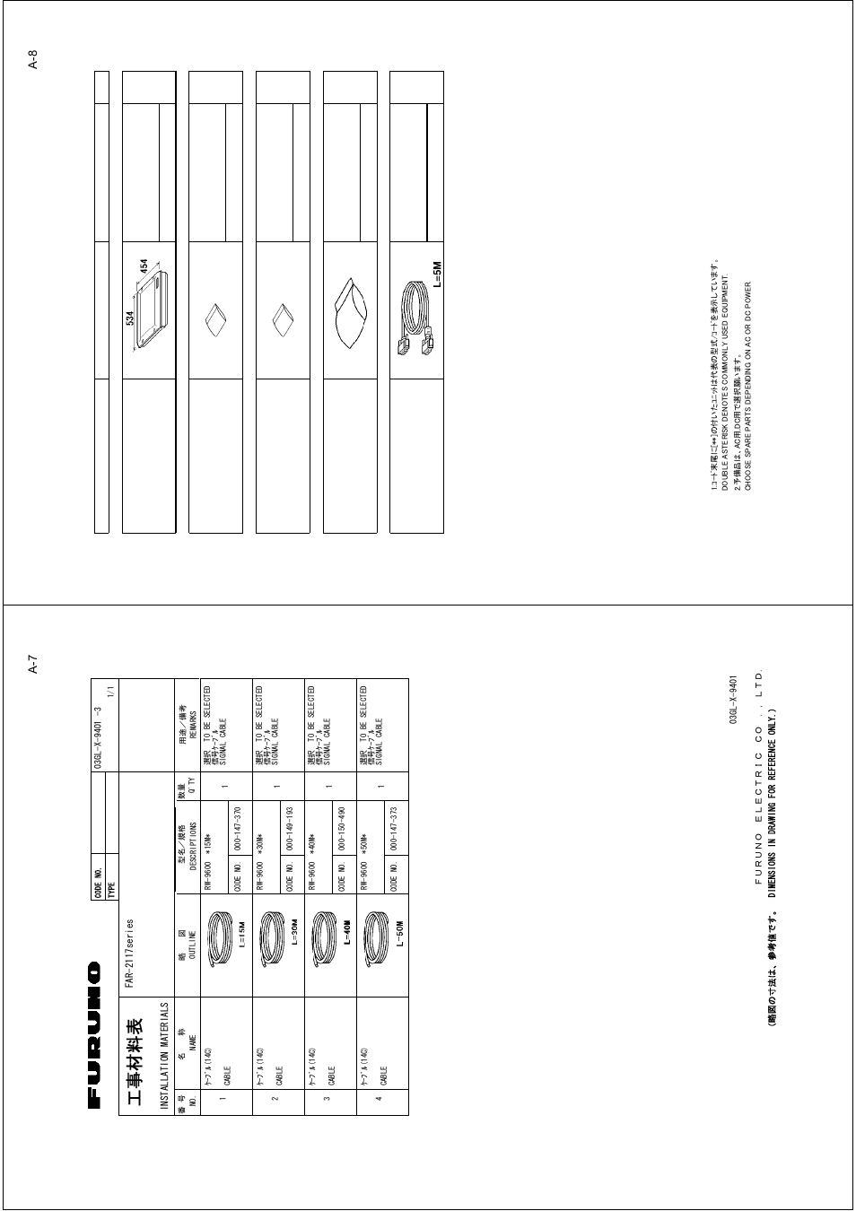 Ꮏ੐ ᧚ ᢱ | Furuno FAR2167DS-BB User Manual | Page 77 / 109