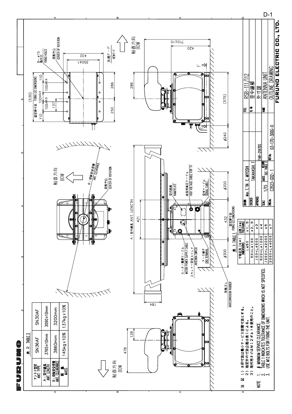 Furuno FAR2167DS-BB User Manual | Page 90 / 109