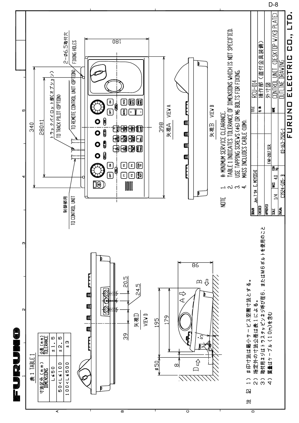 Furuno FAR2167DS-BB User Manual | Page 97 / 109