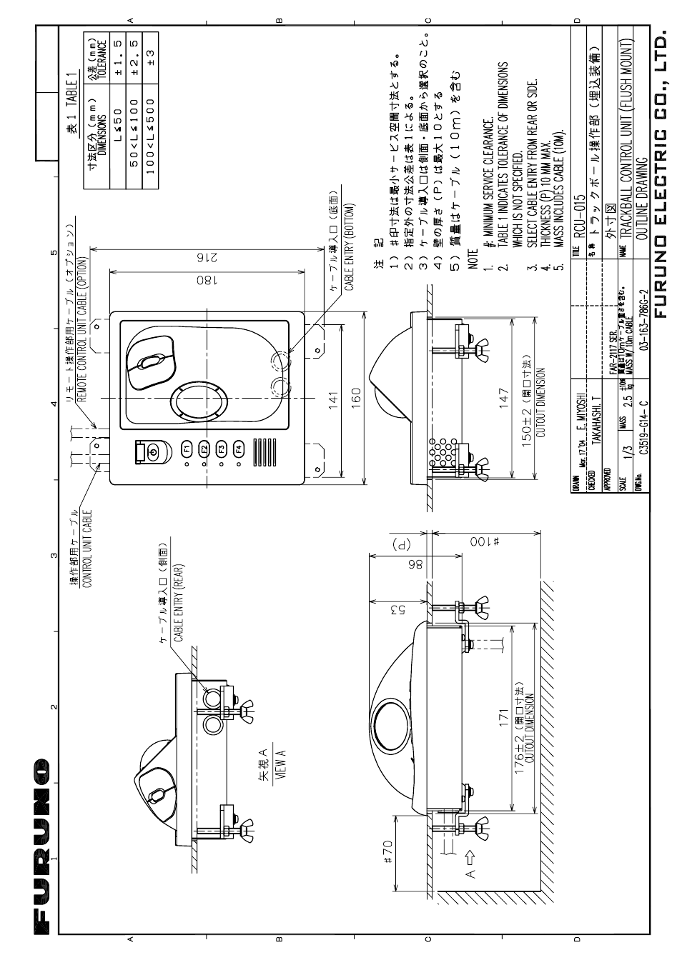 Furuno FAR2167DS-BB User Manual | Page 99 / 109