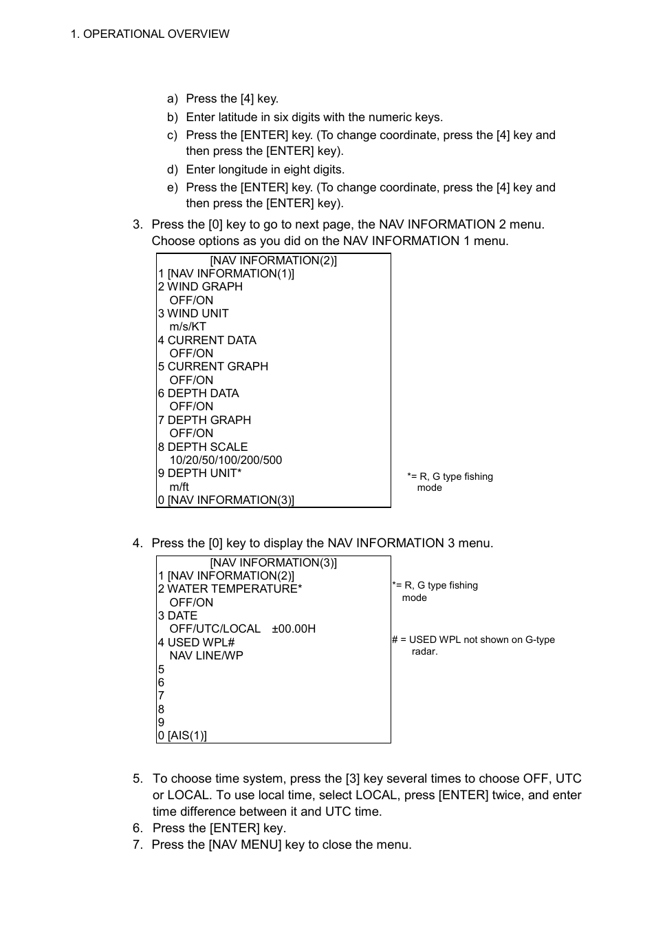 Furuno RP-250 User Manual | Page 14 / 73