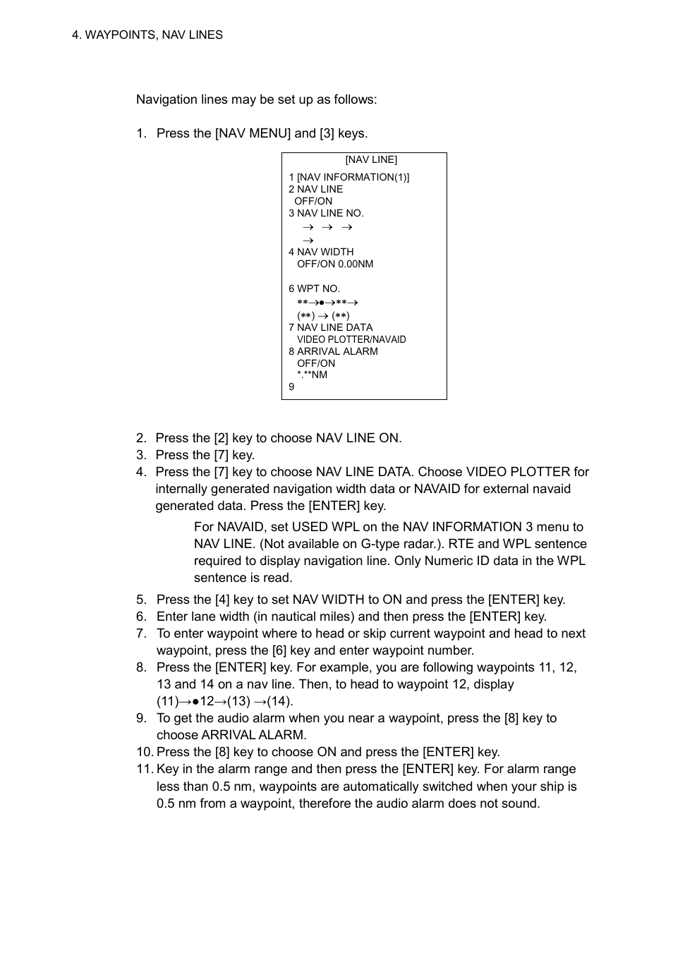 Furuno RP-250 User Manual | Page 28 / 73