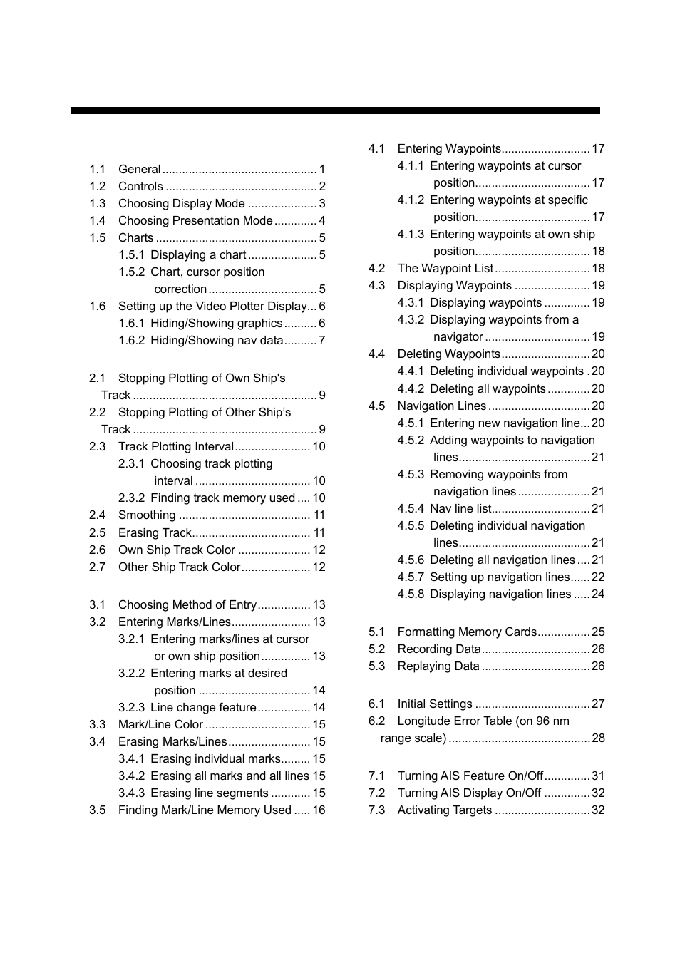 Furuno RP-250 User Manual | Page 4 / 73