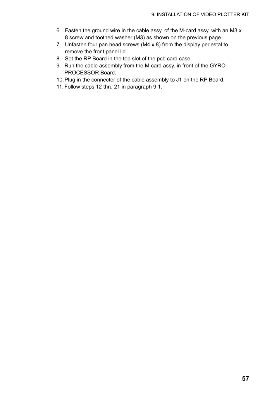 Furuno RP-250 User Manual | Page 63 / 73