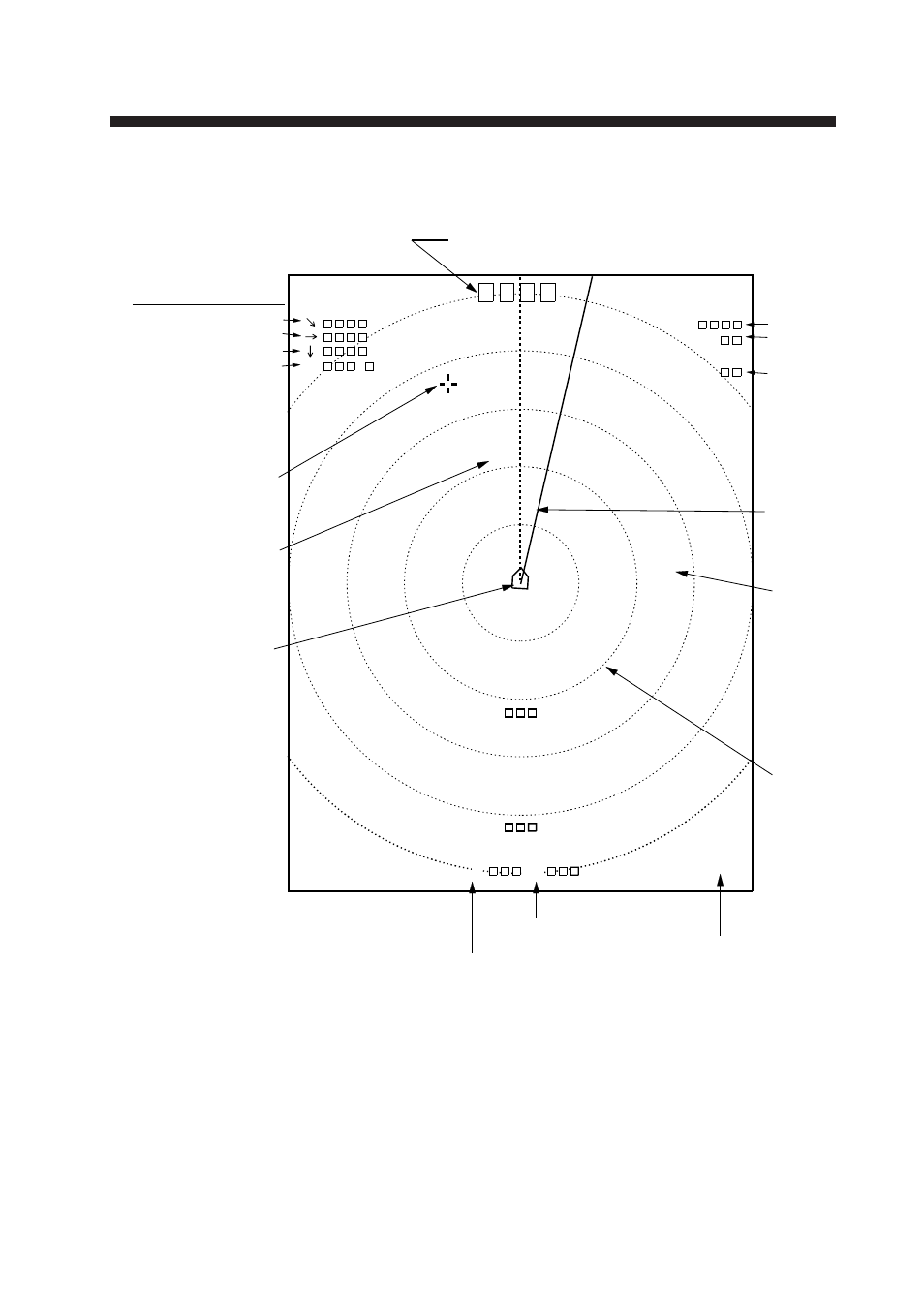 Markers and data, Standard markers and data, Figure 2-1 standard markers and data | Furuno CSH-7 User Manual | Page 15 / 51