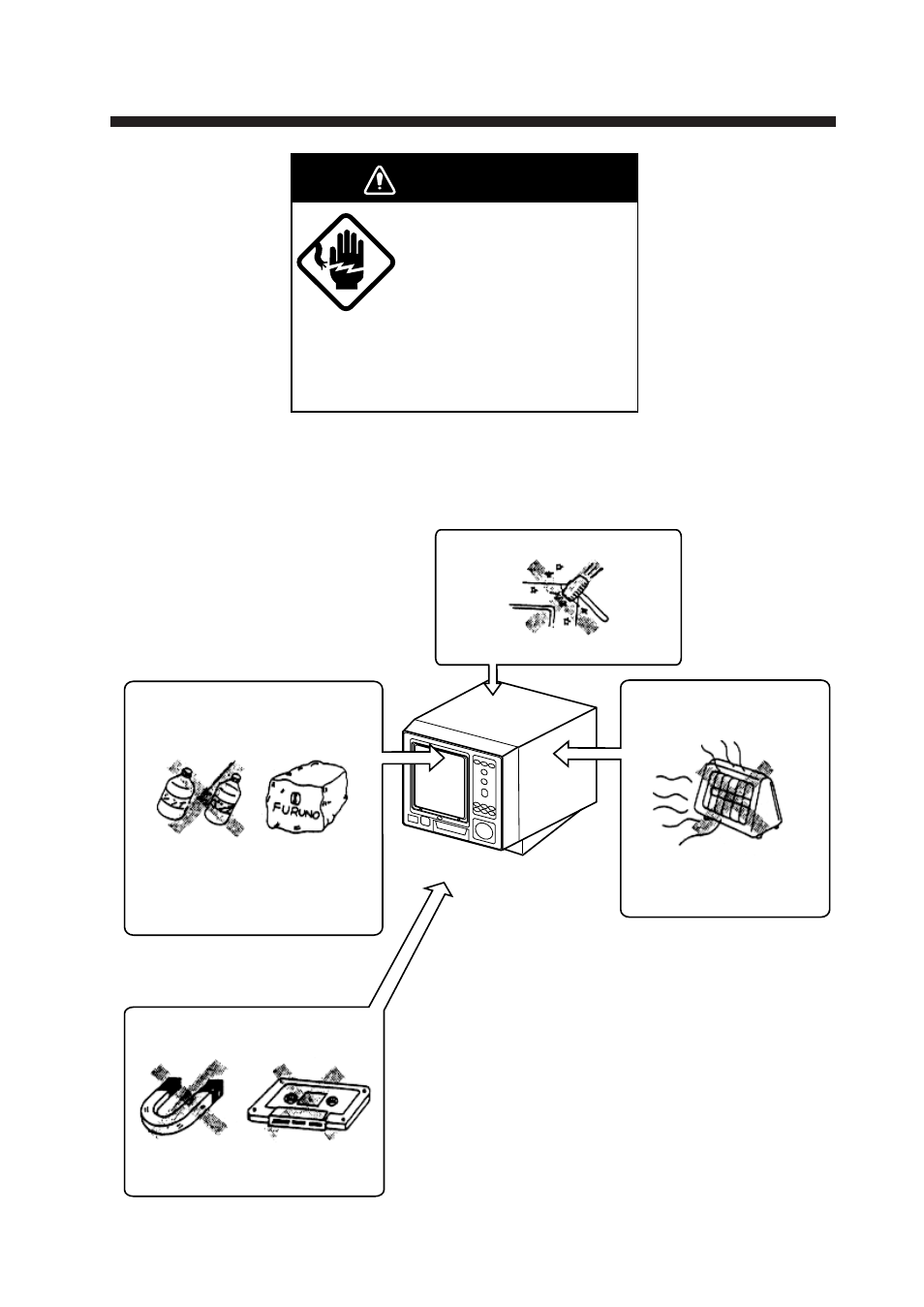 Maintenance, Display unit maintenance, Warning | Furuno CSH-7 User Manual | Page 40 / 51
