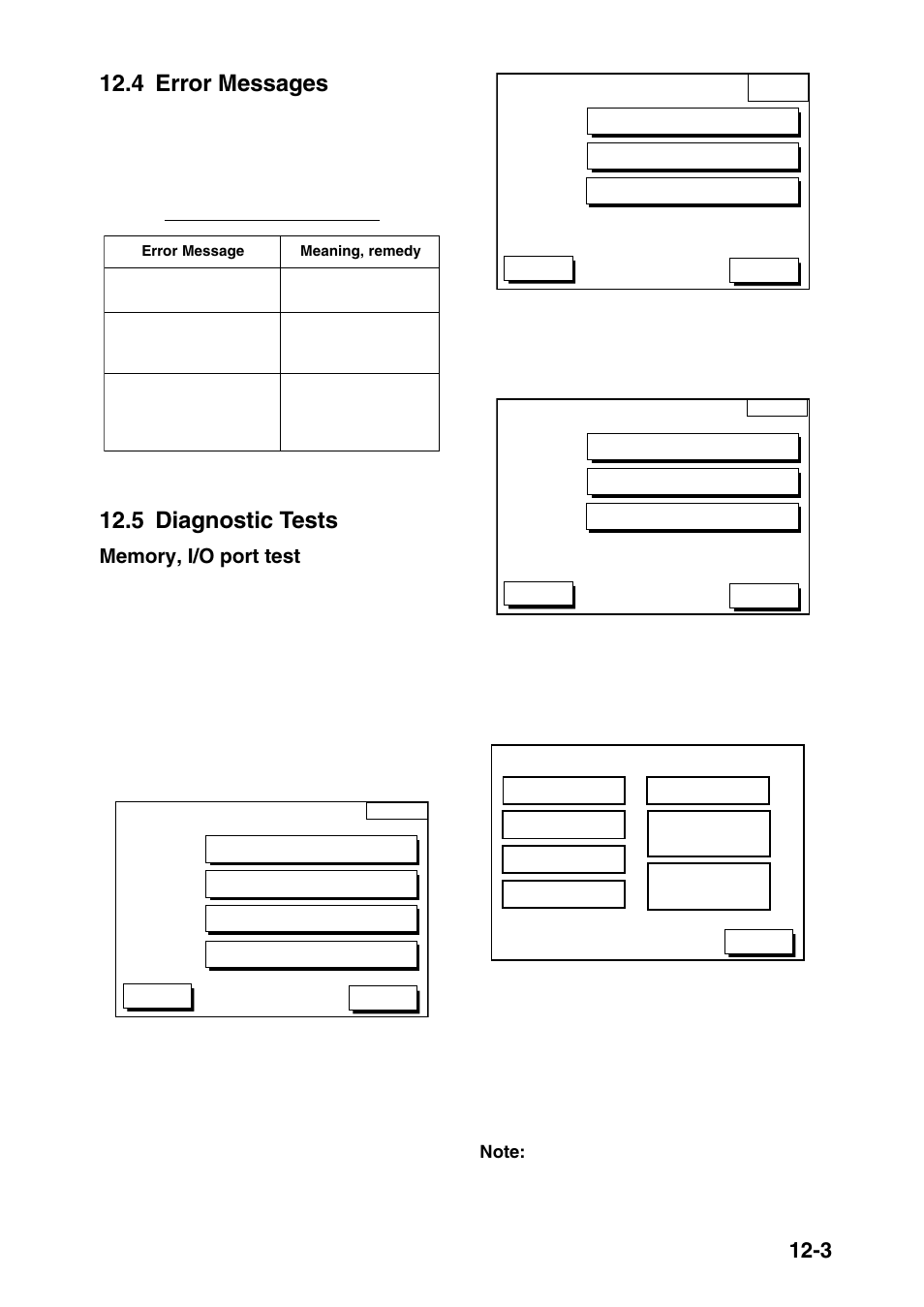 4 error messages, 5 diagnostic tests | Furuno GP-1650 User Manual | Page 79 / 94