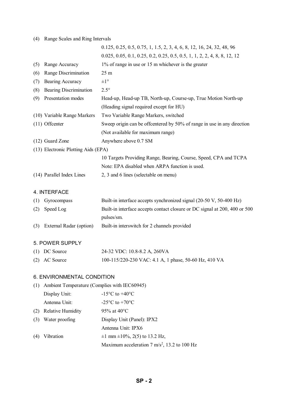 Furuno FR-2125V User Manual | Page 135 / 138