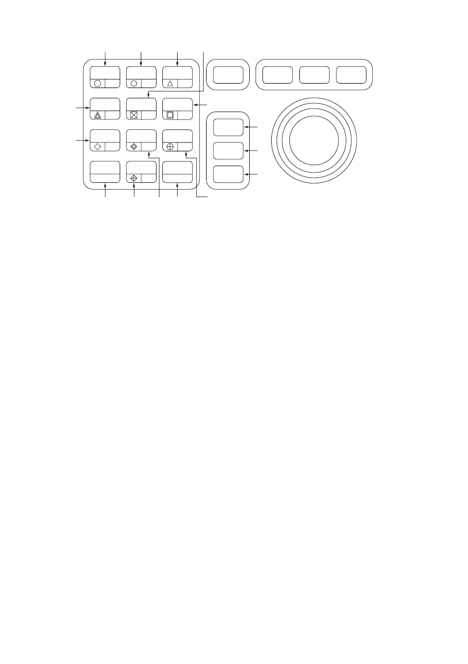 Keys for epa or arpa (optional) | Furuno FR-2125V User Manual | Page 15 / 138