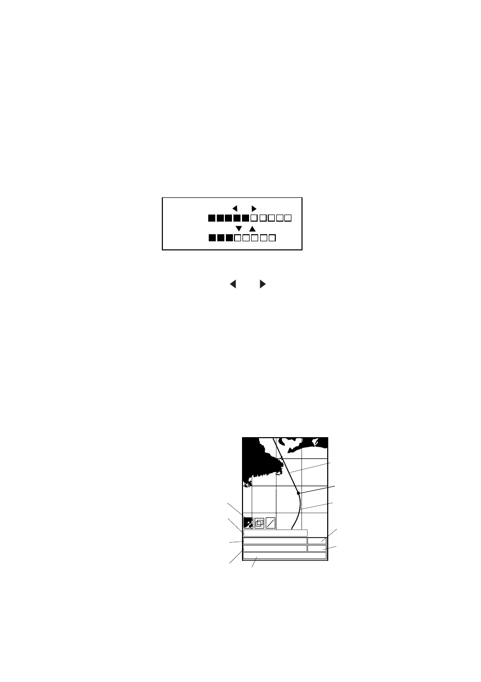 5 selecting chart scale, 6 adjusting tone and brilliance, 7 plotter displays | Furuno GP-1600F User Manual | Page 12 / 97