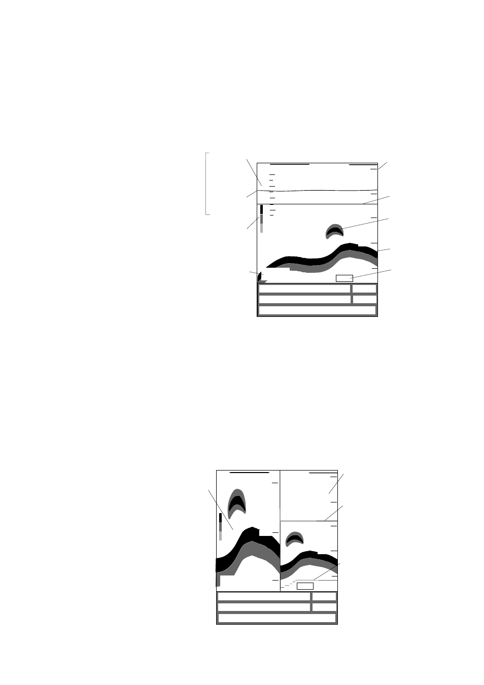 9 video sounder displays, Figure 1-12 normal video sounder display | Furuno GP-1600F User Manual | Page 16 / 97