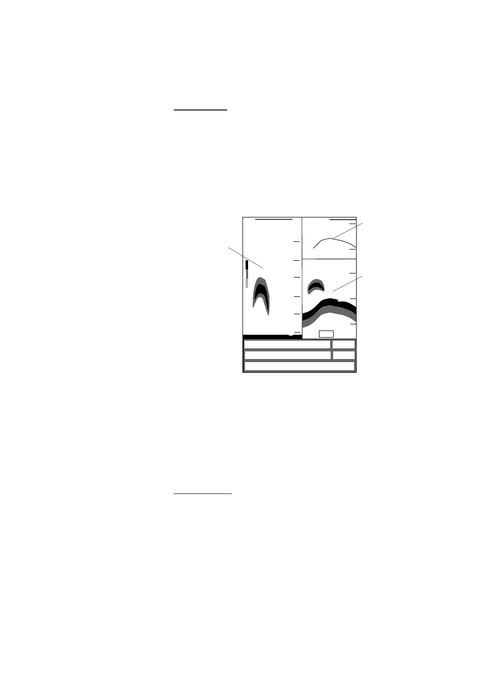 Figure 3-4 bottom-lock display | Furuno GP-1600F User Manual | Page 53 / 97