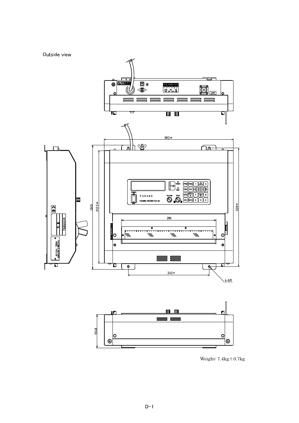 Furuno FAX-410 User Manual | Page 39 / 40