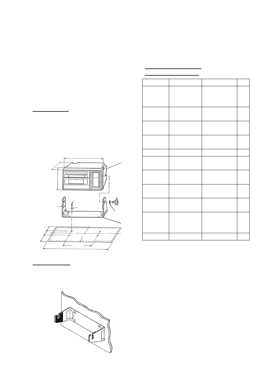 3 tabletop/bulkhead mount, 4 flush mount | Furuno PP-505 User Manual | Page 10 / 20