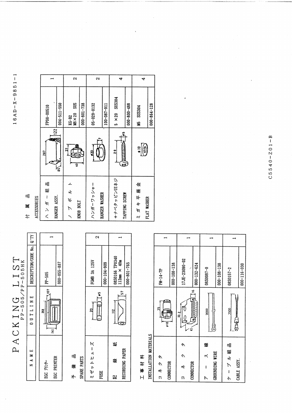 Furuno PP-505 User Manual | Page 17 / 20