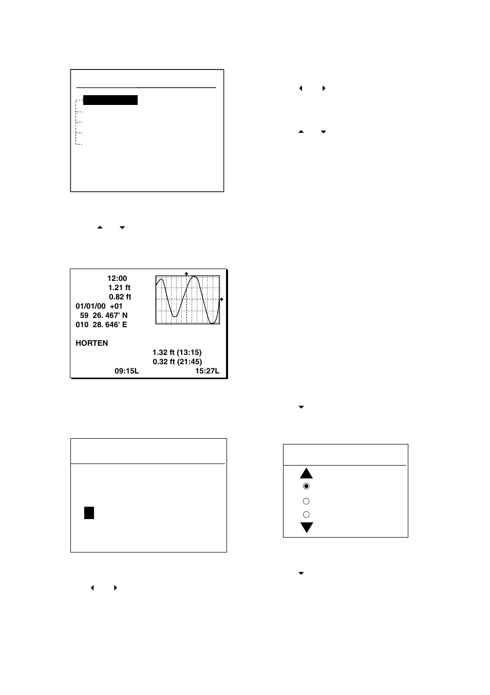 4 navigating to ports, port services, Set go to method 1 point 35 point wpt/port ser | Furuno GP-1850D User Manual | Page 71 / 94