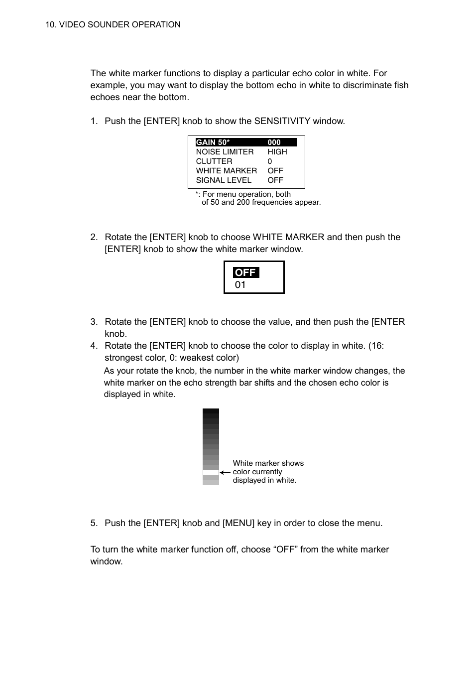 8 white marker | Furuno GP-7000F User Manual | Page 102 / 132