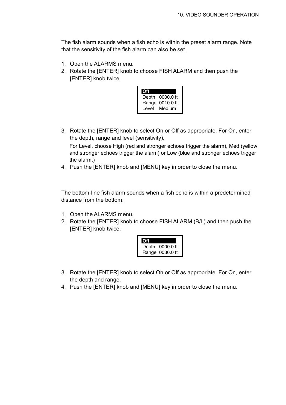 3 fish alarm (b/l) | Furuno GP-7000F User Manual | Page 105 / 132