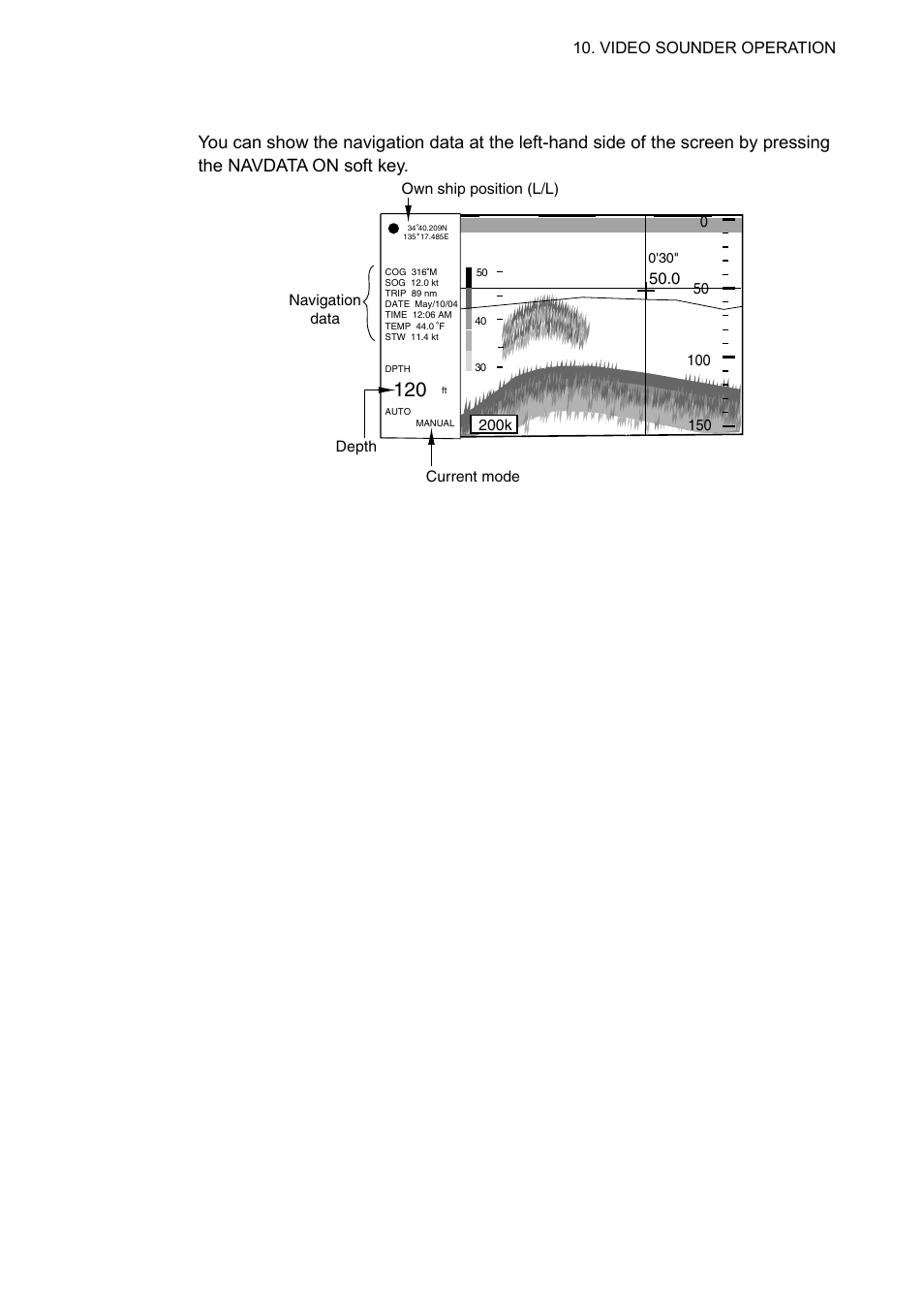 13 displaying nav data | Furuno GP-7000F User Manual | Page 107 / 132