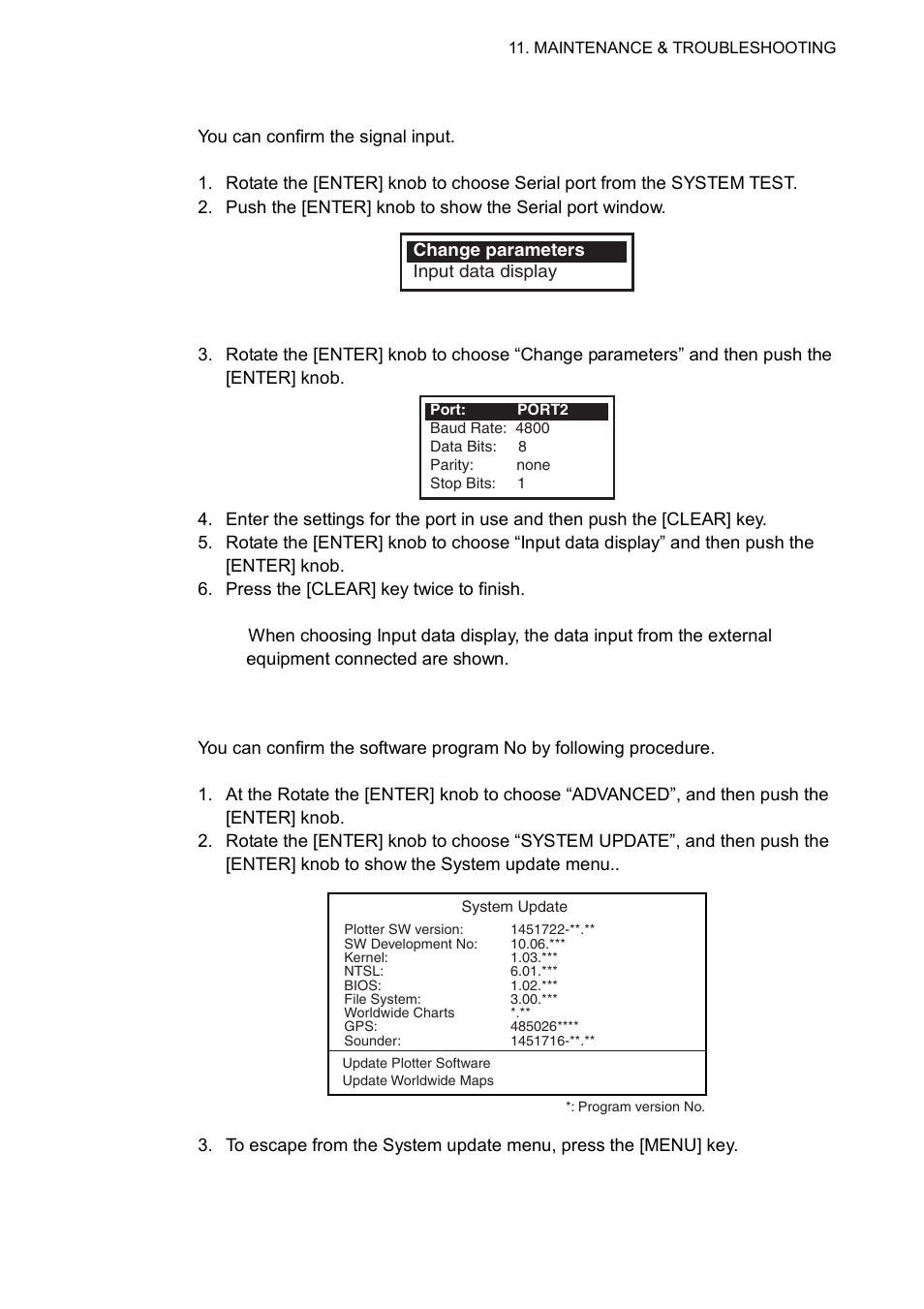 6 program no | Furuno GP-7000F User Manual | Page 121 / 132