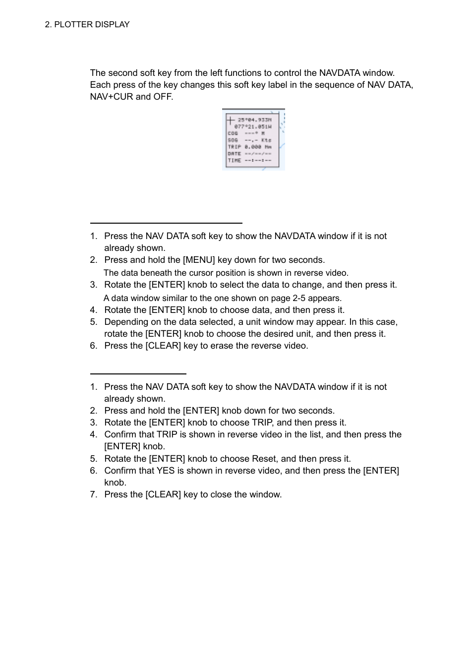 11 navdata window | Furuno GP-7000F User Manual | Page 32 / 132
