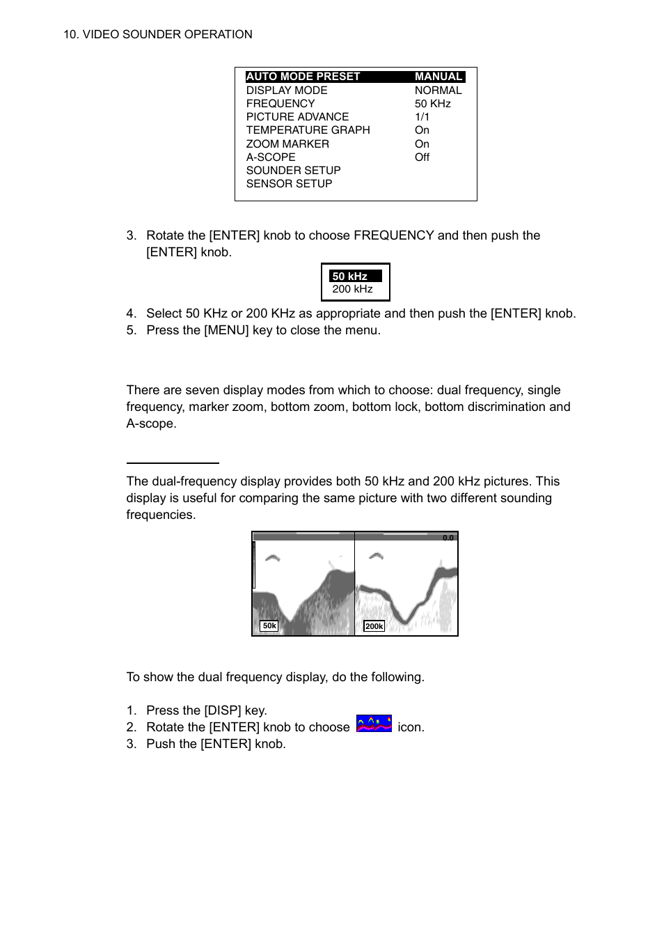 2 selecting a sounder display | Furuno GP-7000F User Manual | Page 90 / 132