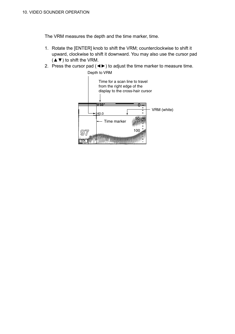 4 measuring depth, time | Furuno GP-7000F User Manual | Page 98 / 132