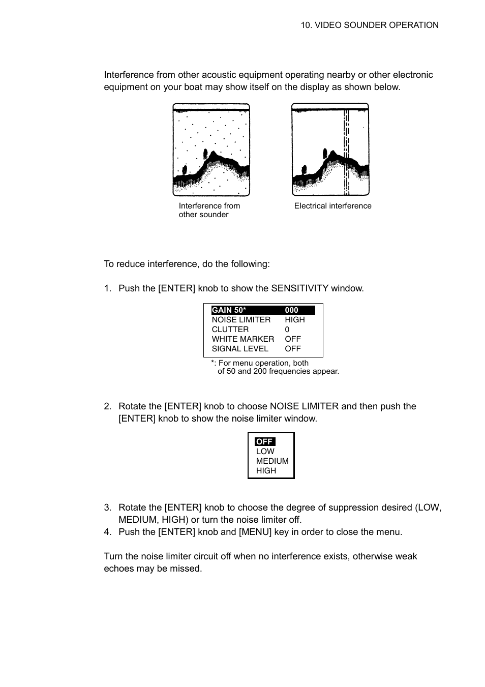 5 reducing interference | Furuno GP-7000F User Manual | Page 99 / 132