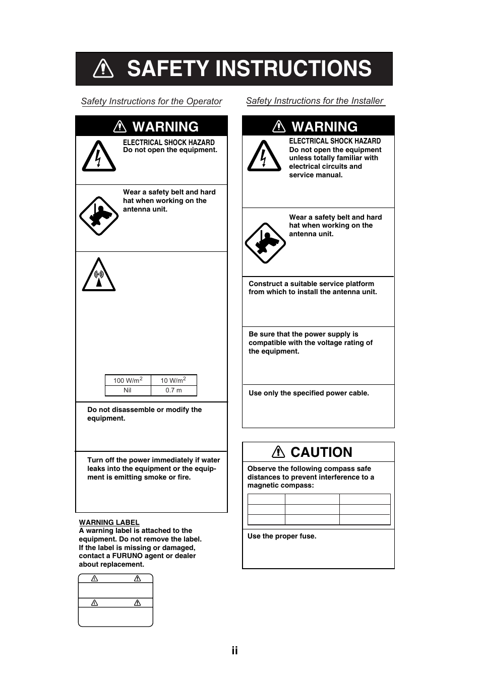 Furuno 1715 User Manual | Page 3 / 48