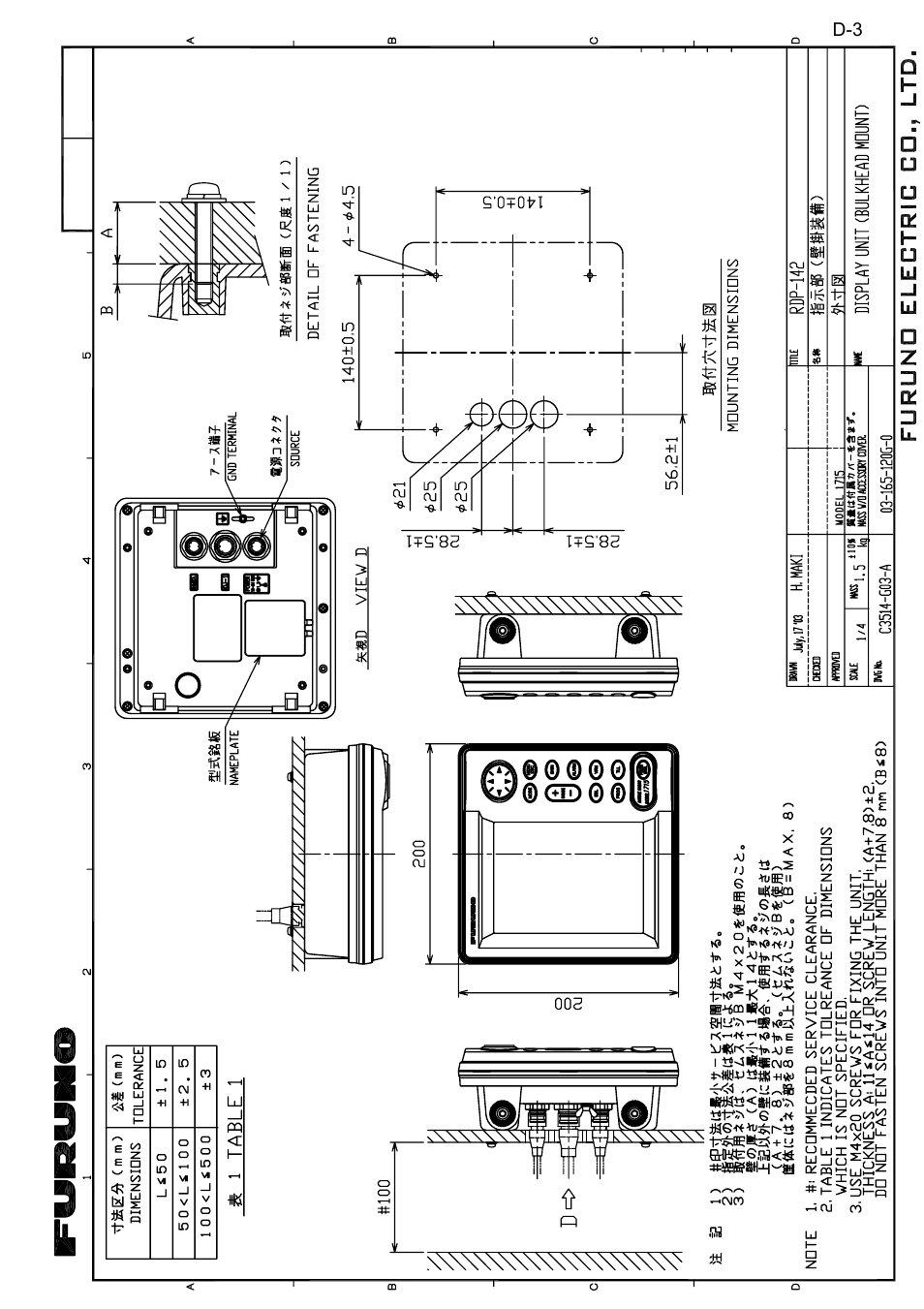 Furuno 1715 User Manual | Page 44 / 48