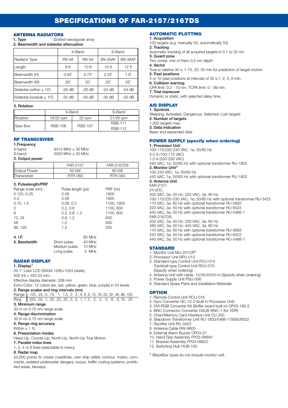 Furuno FAR-2157 User Manual | Page 7 / 8