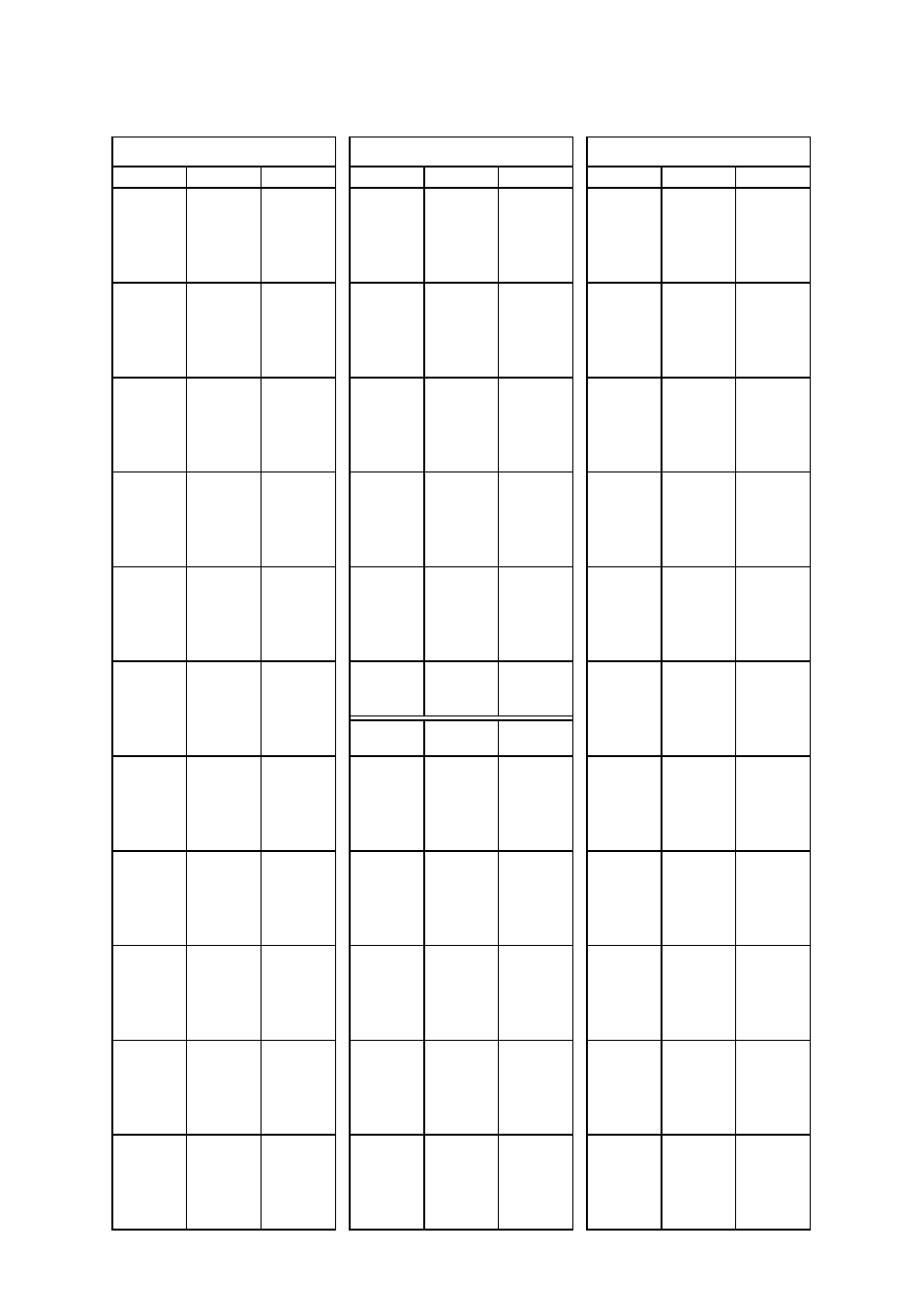 16 mhz band itu nbdp (telex) frequency table, A-13 | Furuno FS-1503 User Manual | Page 51 / 55