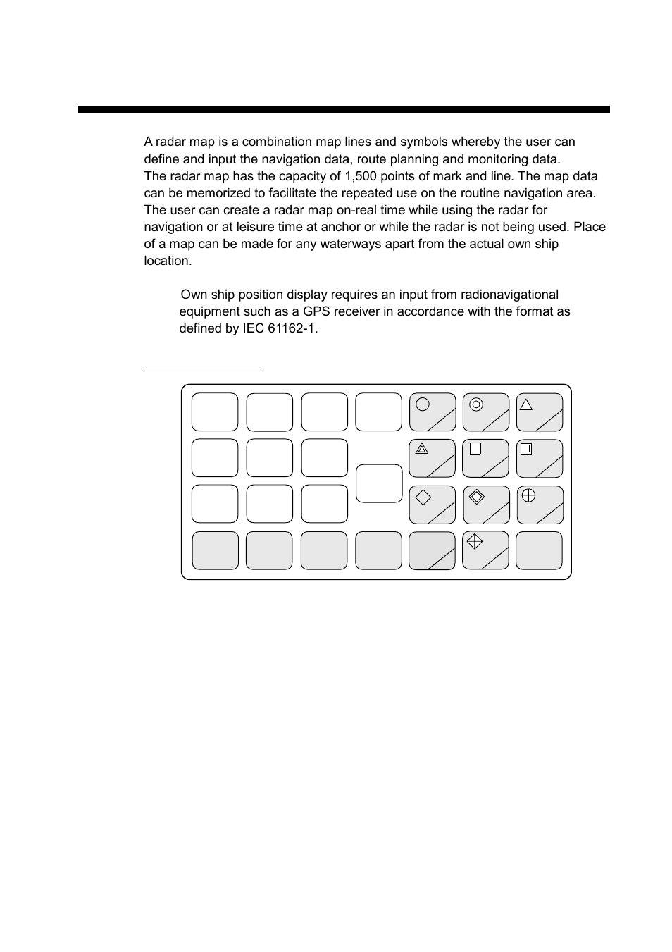 Radar map | Furuno RP-25 User Manual | Page 8 / 48