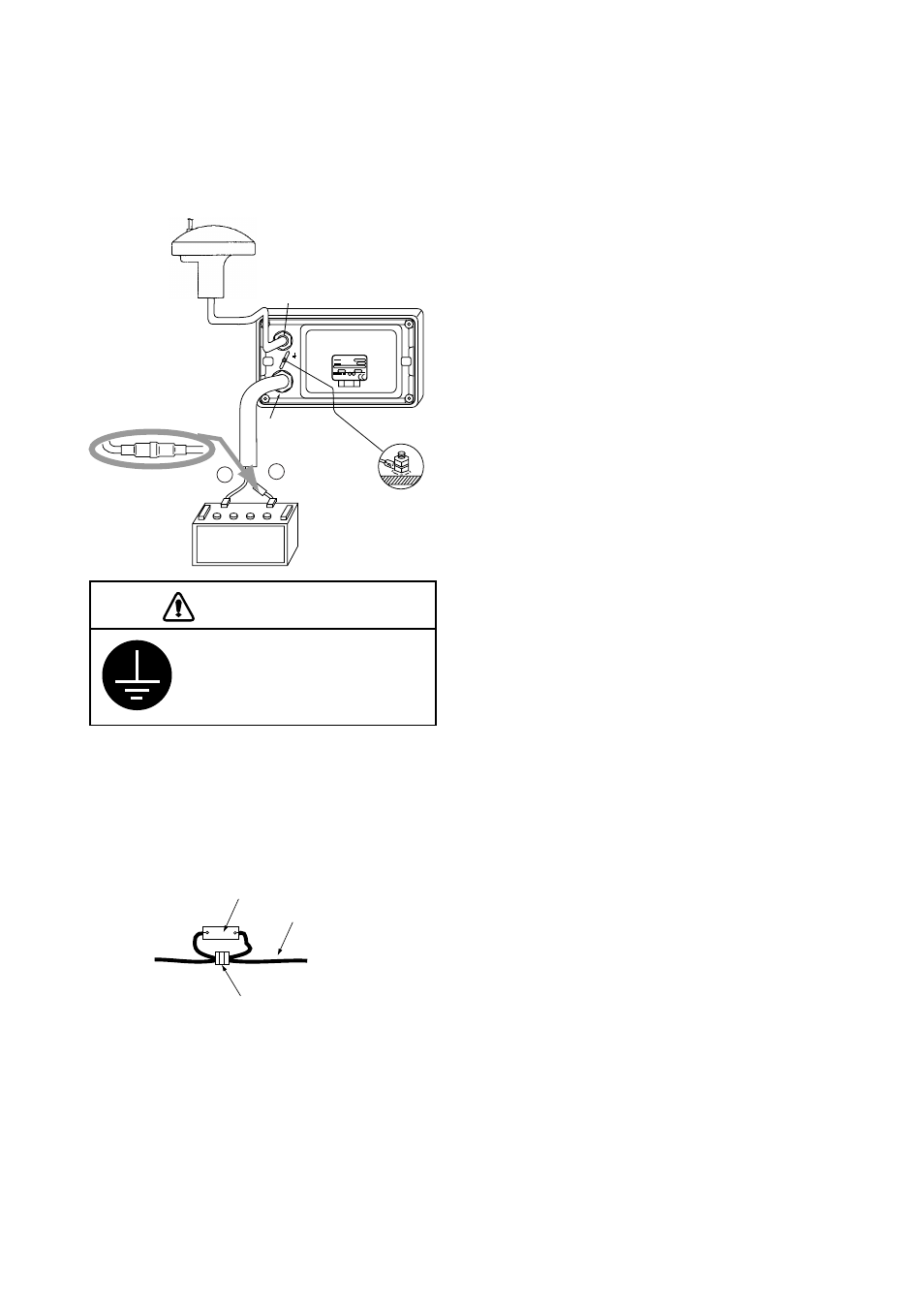 3 wiring, Caution | Furuno GP-36 User Manual | Page 60 / 81