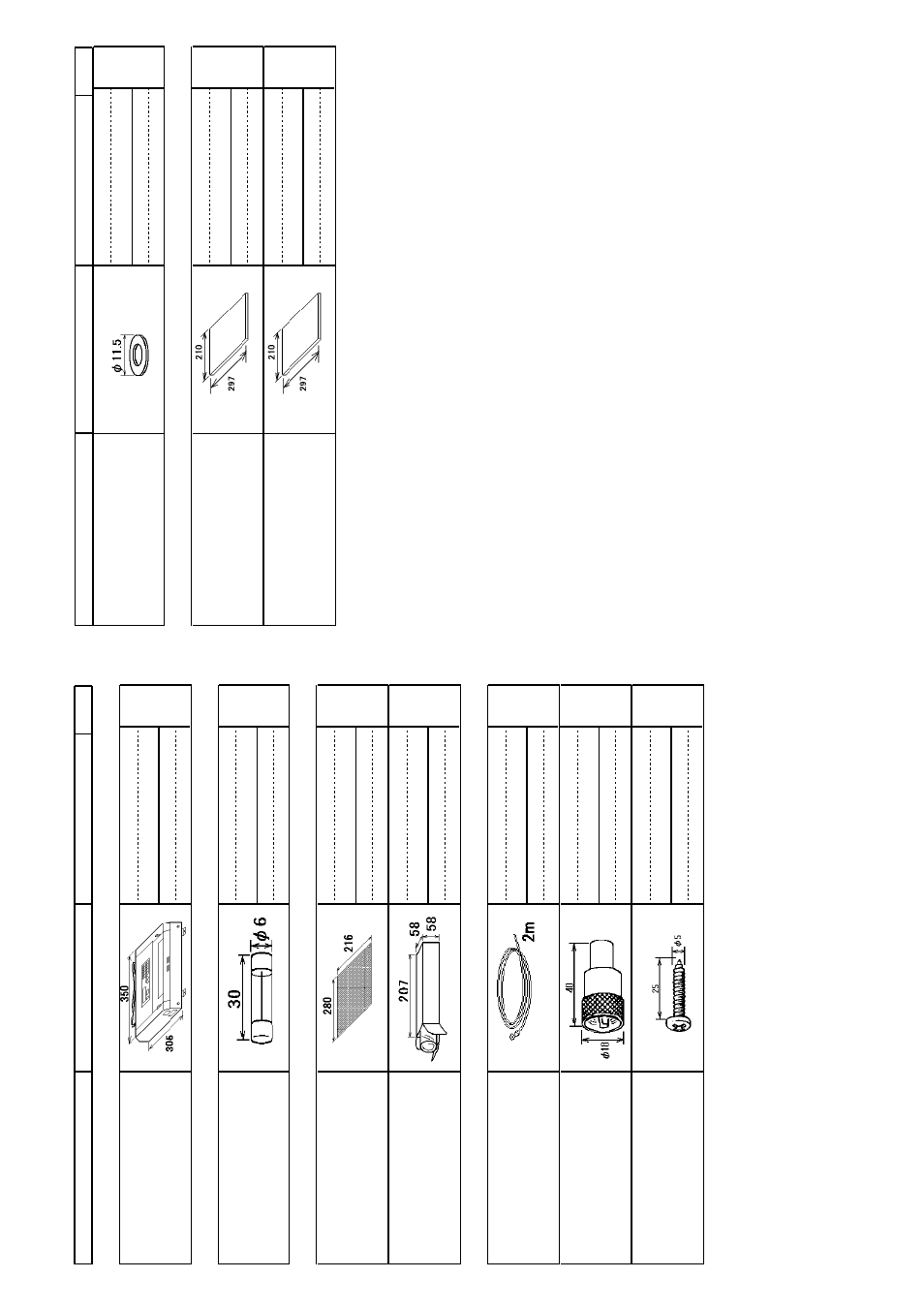 Packing list | Furuno FAX-408 User Manual | Page 46 / 53