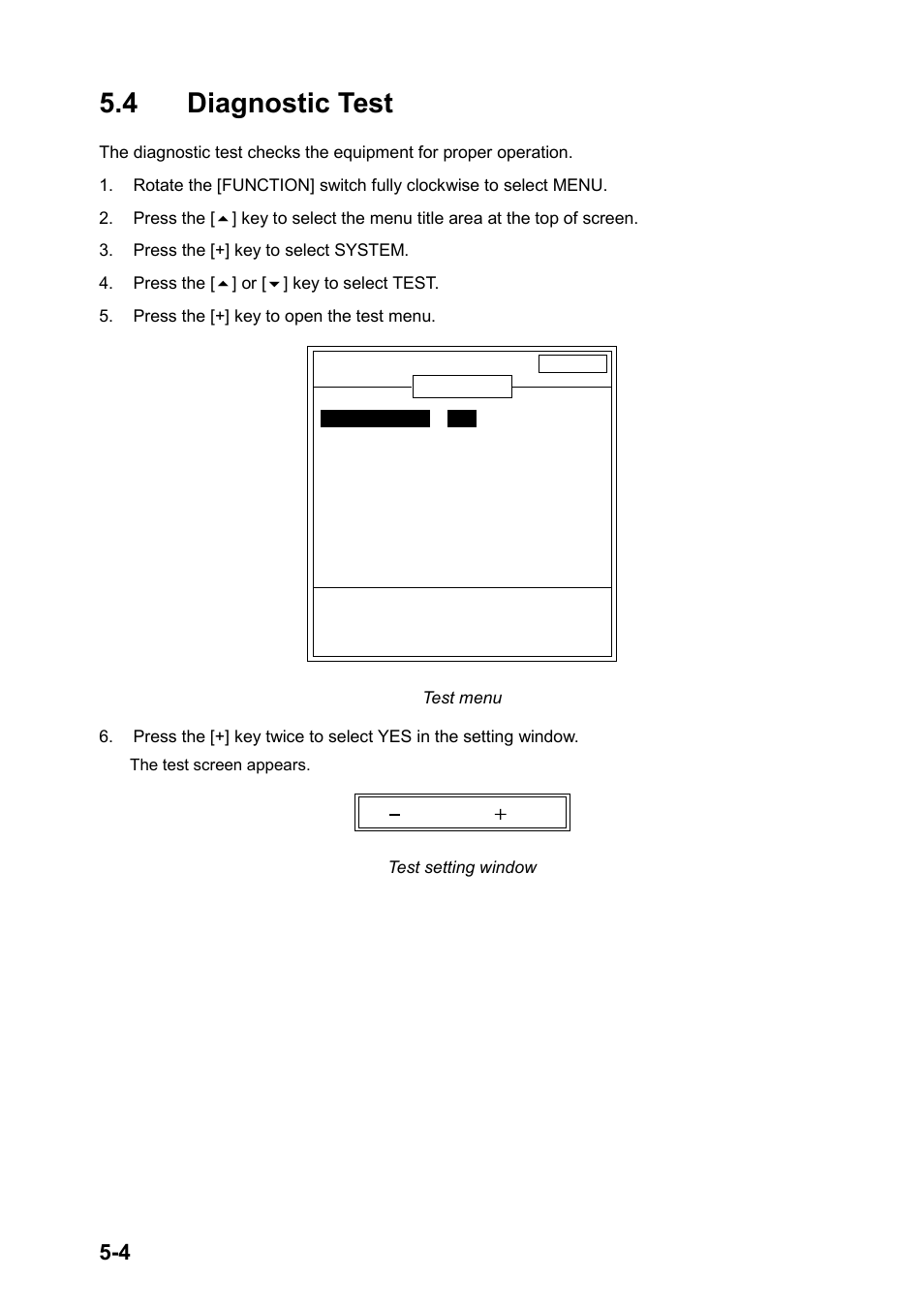 4 diagnostic test | Furuno FCV-1200LM User Manual | Page 76 / 94